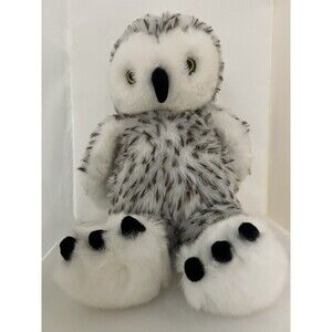 Build A Bear Hedwig Snowy Owl 16" Plush Stuffed Rotating Head Harry Potter